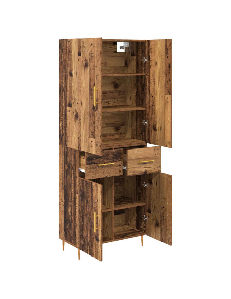 Credenza Legno vecchio 69,5 x 34 x 180 cm Legno multistrato