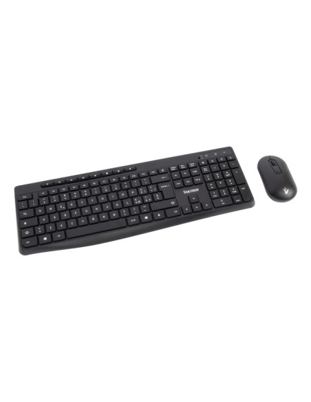 Vultech KM-841W tastiera Mouse incluso Ufficio Wireless a RF + USB QWERTY Italiano Nero