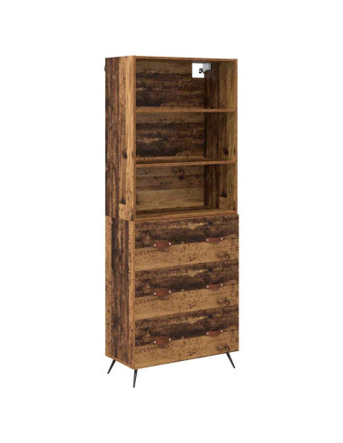 Credenza Legno vecchio 69,5 x 34 x 180 cm Legno multistrato