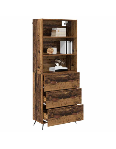 Credenza Legno vecchio 69,5 x 34 x 180 cm Legno multistrato