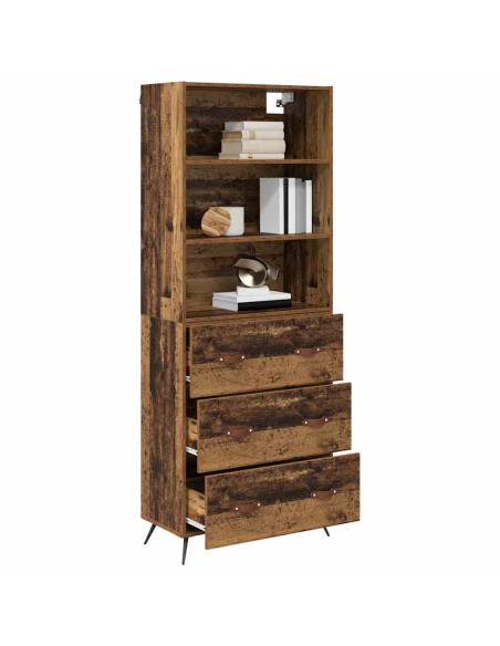 Credenza Legno vecchio 69,5 x 34 x 180 cm Legno multistrato