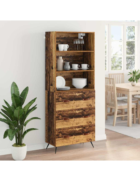 Credenza Legno vecchio 69,5 x 34 x 180 cm Legno multistrato