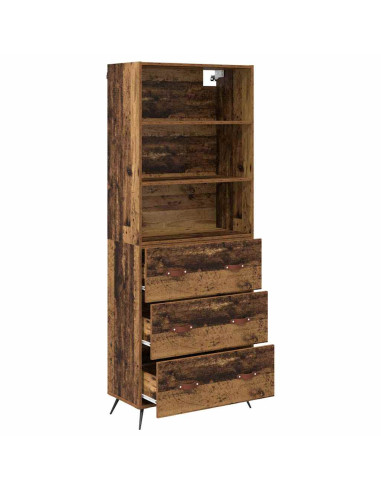 Credenza Legno vecchio 69,5 x 34 x 180 cm Legno multistrato