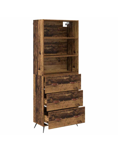 Credenza Legno vecchio 69,5 x 34 x 180 cm Legno multistrato