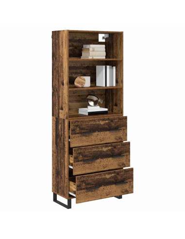 Credenza Legno vecchio 69,5 x 34 x 180 cm Legno multistrato