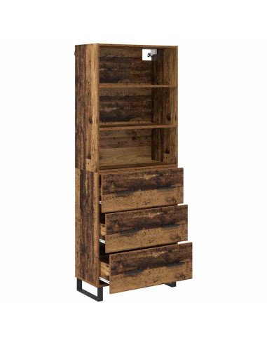 Credenza Legno vecchio 69,5 x 34 x 180 cm Legno multistrato