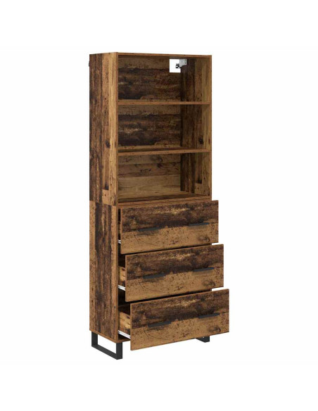 Credenza Legno vecchio 69,5 x 34 x 180 cm Legno multistrato