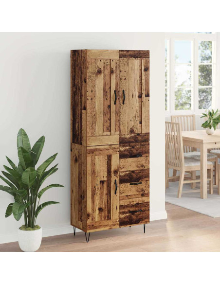 Credenza Legno vecchio 69,5 x 34 x 180 cm Legno multistrato