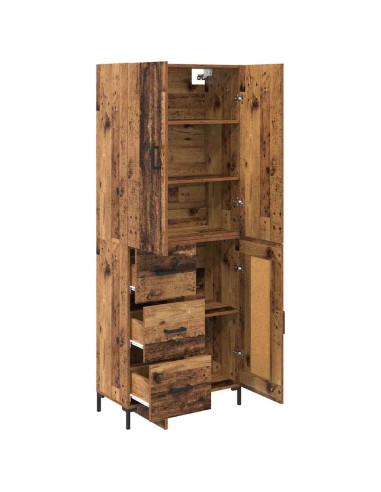 Credenza Legno vecchio 69,5 x 34 x 180 cm Legno multistrato