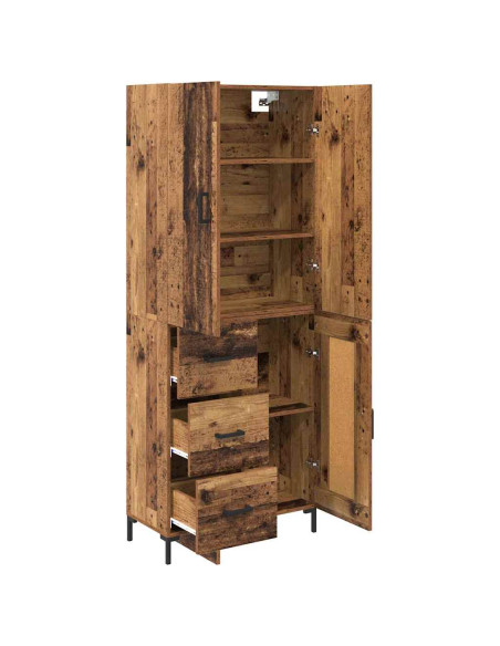 Credenza Legno vecchio 69,5 x 34 x 180 cm Legno multistrato