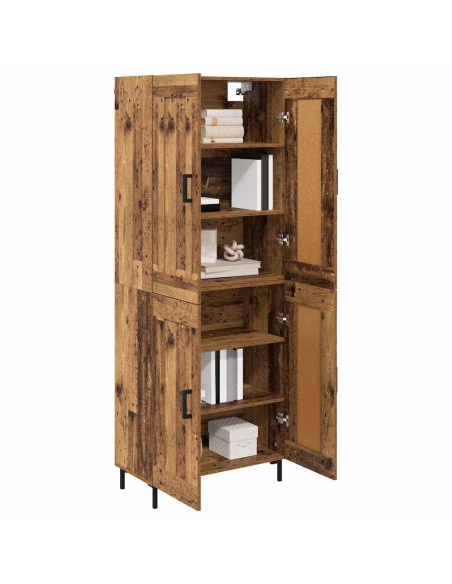 Credenza 2 pcs Legno vecchio Legno multistrato