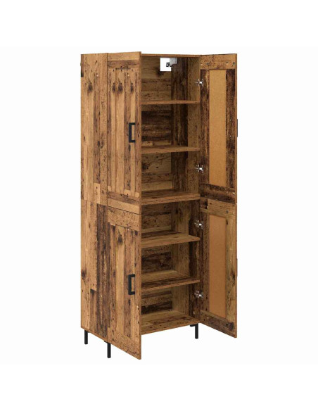 Credenza 2 pcs Legno vecchio Legno multistrato
