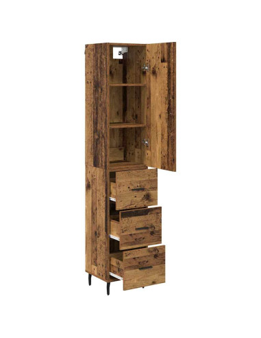 Credenza Legno vecchio 34,5 x 34 x 180 cm Legno multistrato