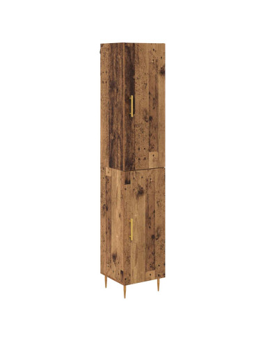 Credenza 2 pcs Legno vecchio Legno multistrato