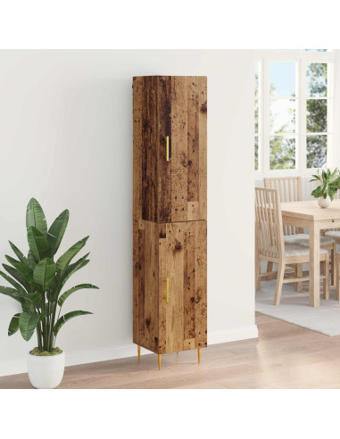 Credenza 2 pcs Legno vecchio Legno multistrato