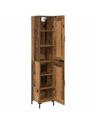 Credenza Legno vecchio 34,5 x 34 x 180 cm Legno multistrato