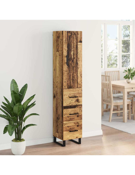Credenza Legno vecchio 34,5 x 34 x 180 cm Legno multistrato