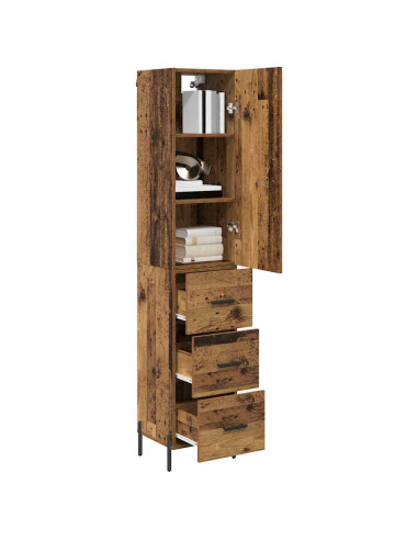 Credenza Legno vecchio 34,5 x 34 x 180 cm Legno multistrato