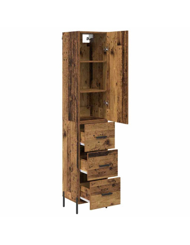 Credenza Legno vecchio 34,5 x 34 x 180 cm Legno multistrato