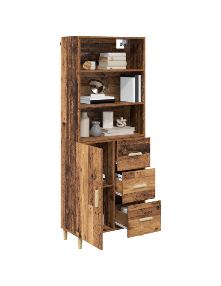 Credenza Legno vecchio 69,5 x 32,5 x 180 cm Legno multistrato