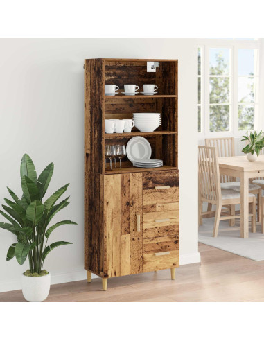 Credenza Legno vecchio 69,5 x 32,5 x 180 cm Legno multistrato