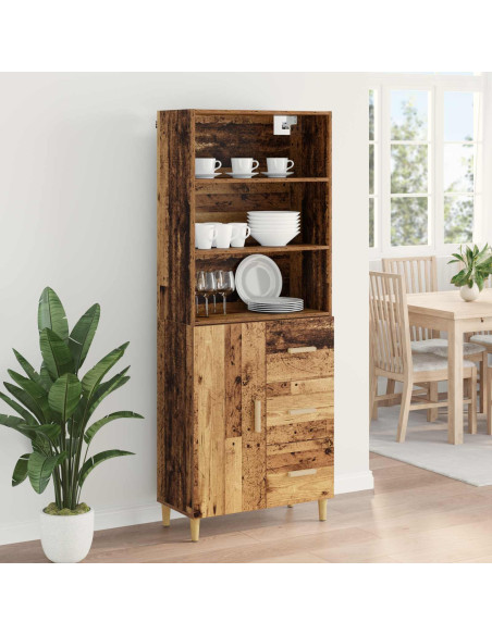 Credenza Legno vecchio 69,5 x 32,5 x 180 cm Legno multistrato