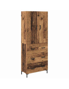Credenza Legno vecchio 69,5 x 34 x 180 cm Legno multistrato 2