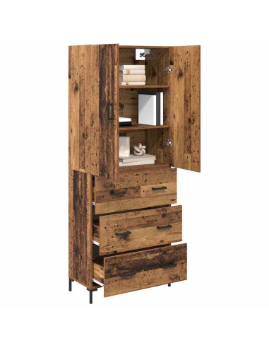 Credenza Legno vecchio 69,5 x 34 x 180 cm Legno multistrato