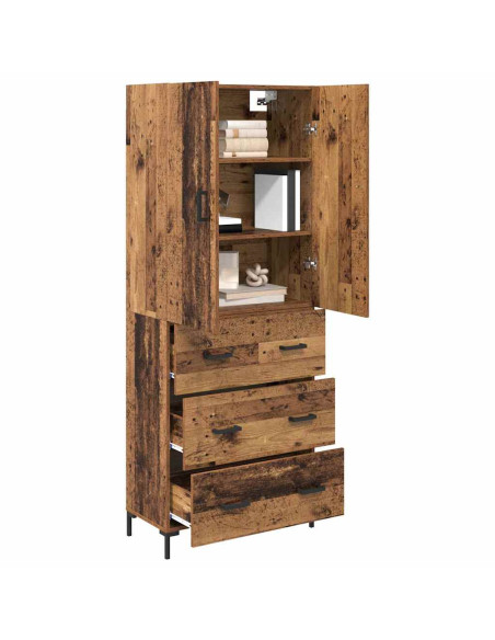 Credenza Legno vecchio 69,5 x 34 x 180 cm Legno multistrato