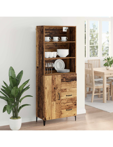 Credenza Legno vecchio 69,5 x 34 x 180 cm Legno multistrato