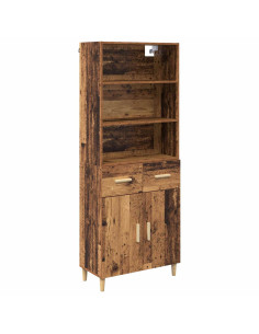 Credenza Legno vecchio 69,5 x 32,5 x 180 cm Legno multistrato 2