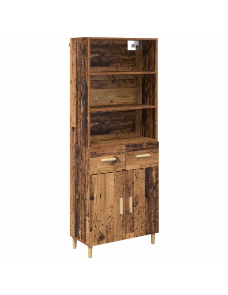 Credenza Legno vecchio 69,5 x 32,5 x 180 cm Legno multistrato