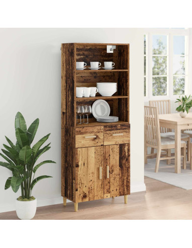 Credenza Legno vecchio 69,5 x 32,5 x 180 cm Legno multistrato