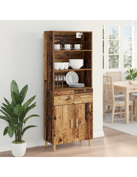 Credenza Legno vecchio 69,5 x 32,5 x 180 cm Legno multistrato