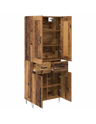 Credenza Legno vecchio 69,5 x 34 x 180 cm Legno multistrato