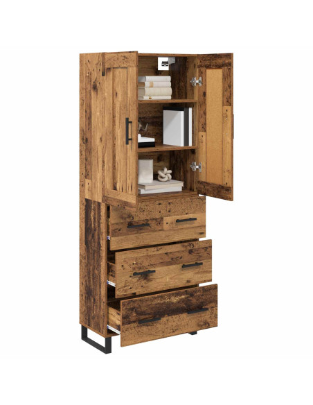 Credenza Legno vecchio 69,5 x 34 x 180 cm Legno multistrato