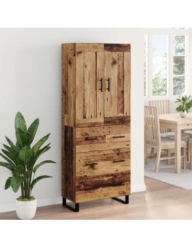 Credenza Legno vecchio 69,5 x 34 x 180 cm Legno multistrato