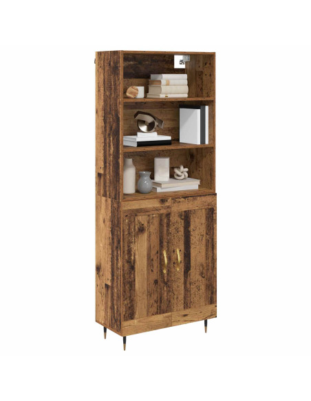 Credenza Legno vecchio 69,5 x 34 x 180 cm Legno multistrato