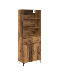 Credenza Legno vecchio 69,5 x 34 x 180 cm Legno multistrato 2