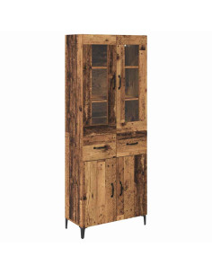 Credenza Legno vecchio 69,5 x 34 x 180 cm Legno multistrato 2