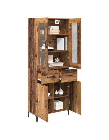 Credenza Legno vecchio 69,5 x 34 x 180 cm Legno multistrato