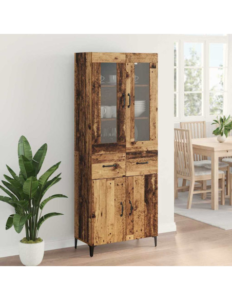 Credenza Legno vecchio 69,5 x 34 x 180 cm Legno multistrato