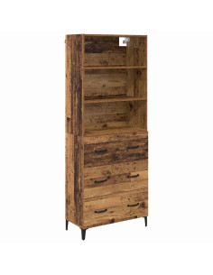 Credenza Legno vecchio 69,5 x 34 x 180 cm Legno multistrato 2