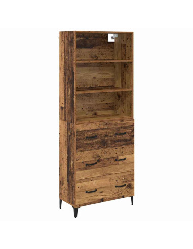 Credenza Legno vecchio 69,5 x 34 x 180 cm Legno multistrato