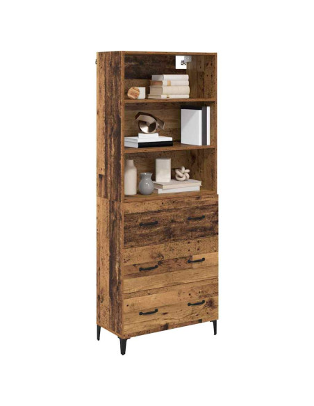 Credenza Legno vecchio 69,5 x 34 x 180 cm Legno multistrato