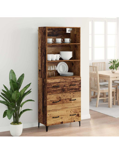 Credenza Legno vecchio 69,5 x 34 x 180 cm Legno multistrato