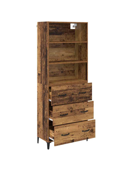 Credenza Legno vecchio 69,5 x 34 x 180 cm Legno multistrato