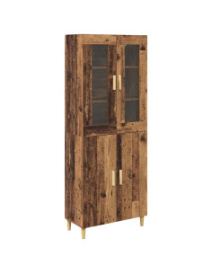 Credenza Legno vecchio 69,5 x 34 x 180 cm 2