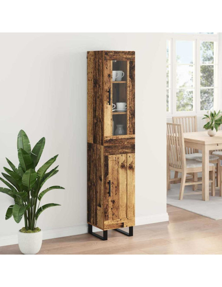 Credenza Legno vecchio 34,5 x 34 x 180 cm Legno multistrato