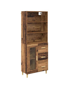 Credenza Legno vecchio 69,5 x 34 x 180 cm Legno multistrato 2